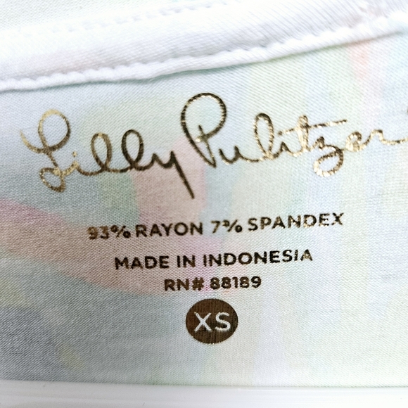 Lily Pulitzer Sz XS Rylie UPF Hooded Cover Up Sea Salt & Sunrope Tassel Dress - Picture 5 of 13